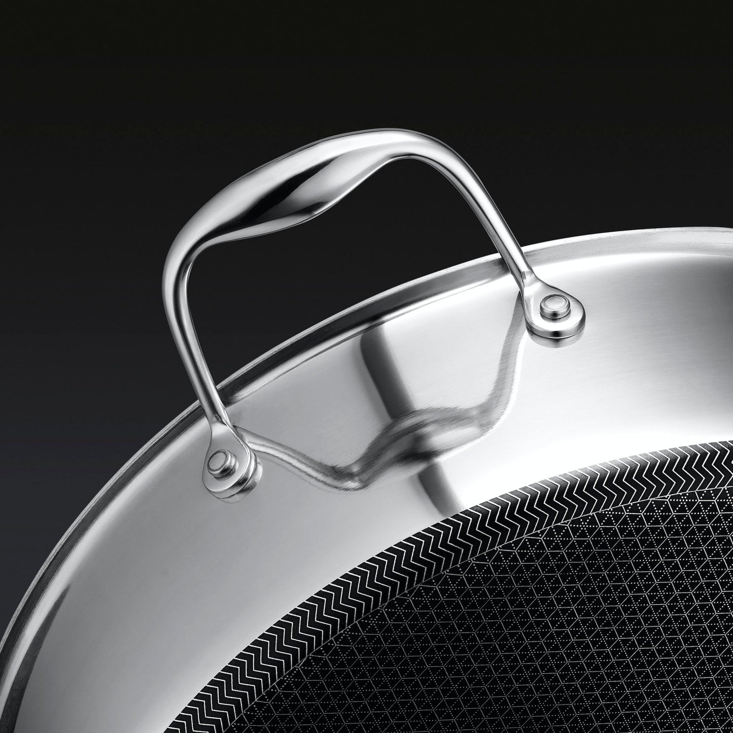 Hybrid Deep Sauté Pan/Chicken Fryer with Lid, 7-Qt