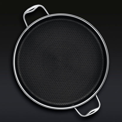 Hybrid Deep Sauté Pan/Chicken Fryer with Lid, 7-Qt